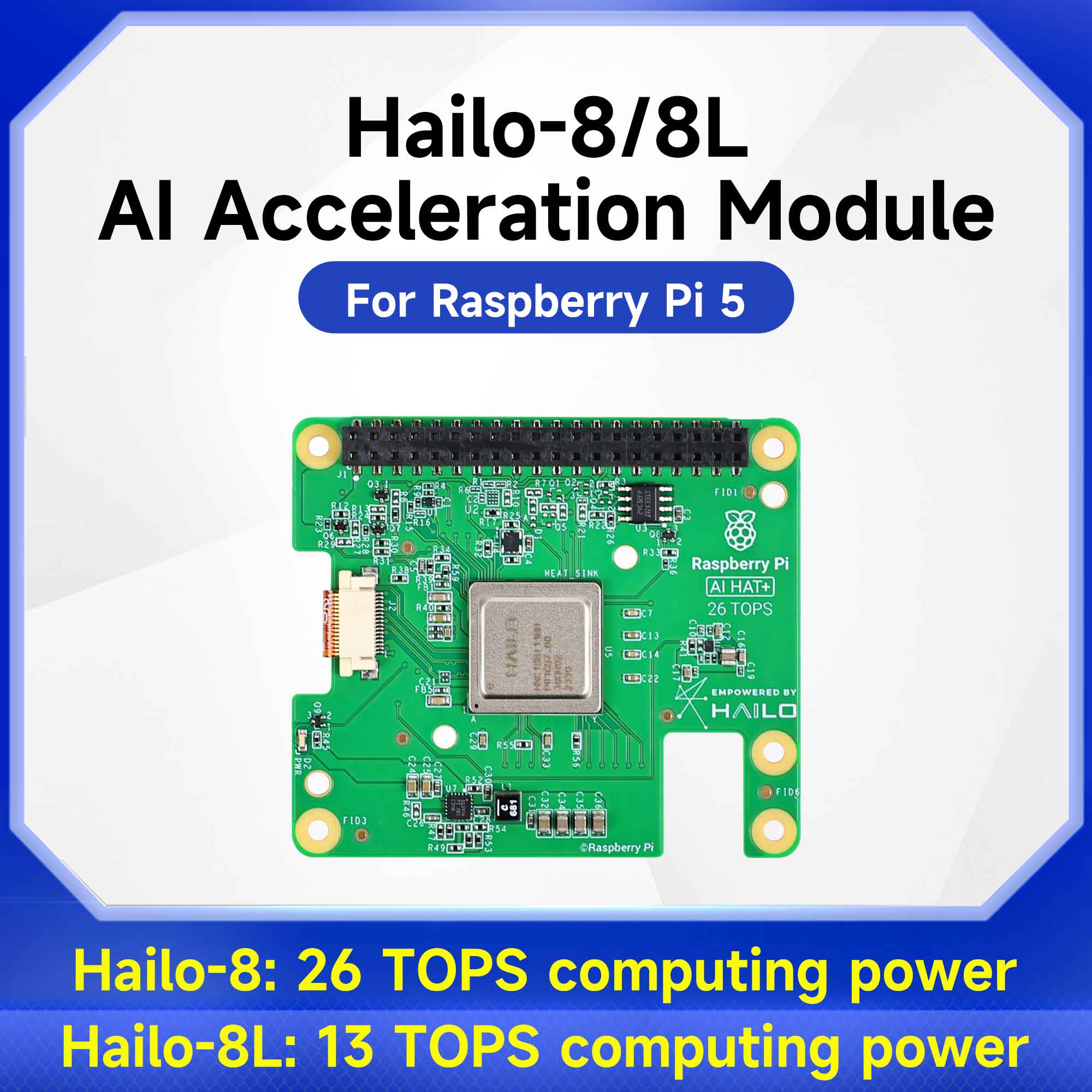 Hailo 8/8l Ai Acceleratie Modu - Raspberry Pi Ai Kit Hailo-8L recensie en prijs