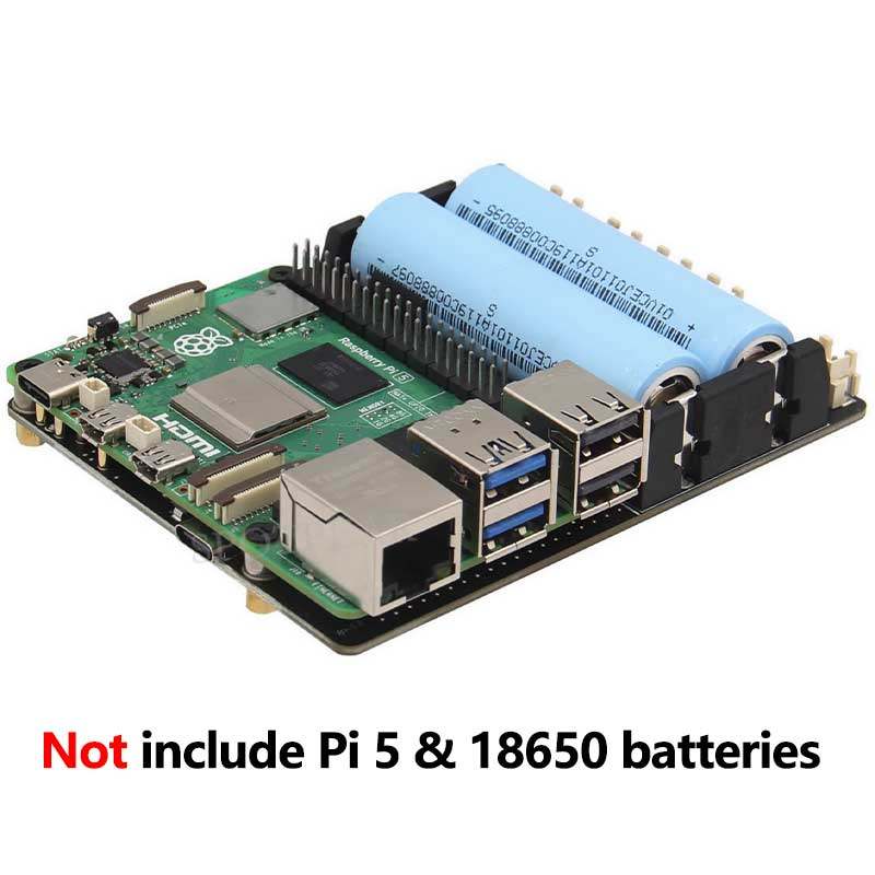 X1201 Raspberry Pi 5 UPS-uitbr - Raspberry Pi Uninterrupted Power Supply Ups 18650 recensie en prijs
