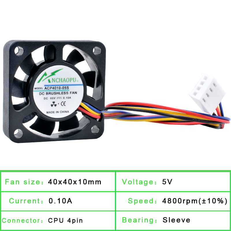 ANCHAOPU 4cm 40mm Fan 40x40x10 - Raspberry Pi Water Cooling Kit recensie en prijs
